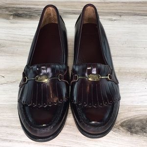 Weejun Bass Maroon Loafers